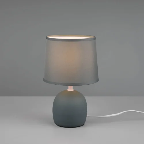 LAMPE DE TABLE EN CÉRAMIQUE VERTE KUBRA