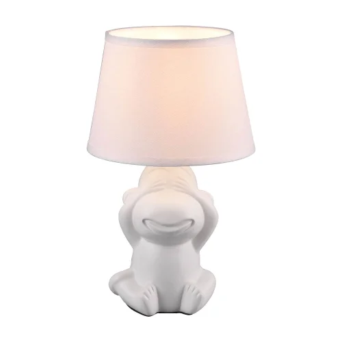 LAMPE DE TABLE EN CÉRAMIQUE BLANCHE E14 KIBO