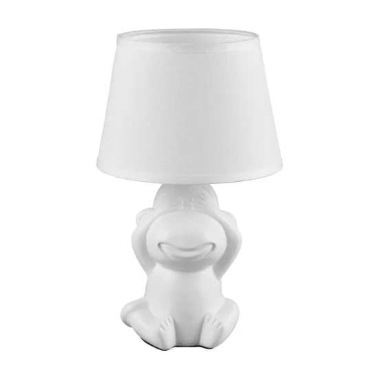 LAMPE DE TABLE EN CÉRAMIQUE BLANCHE E14 KIBO 2