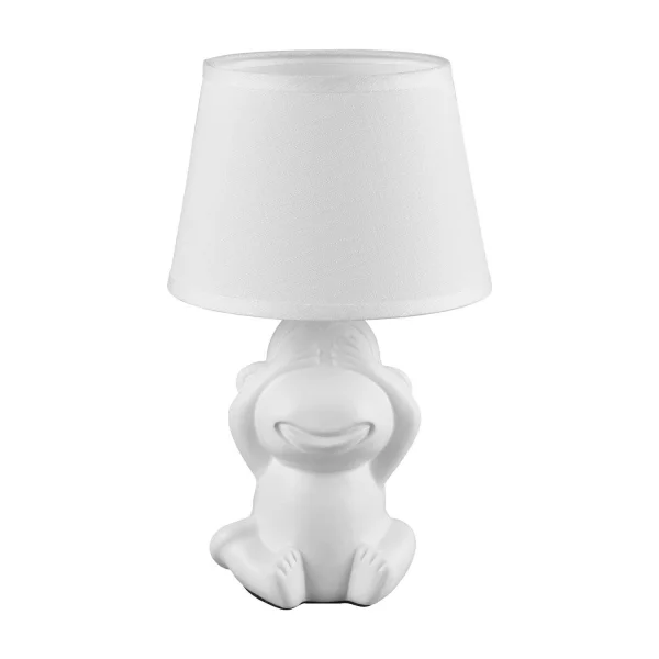 LAMPE DE TABLE EN CÉRAMIQUE BLANCHE E14 KIBO