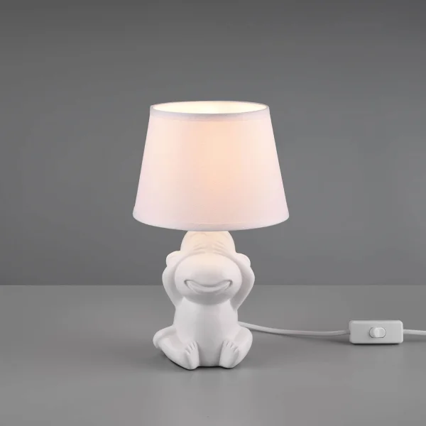 LAMPE DE TABLE EN CÉRAMIQUE BLANCHE E14 KIBO