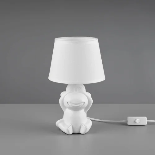 LAMPE DE TABLE EN CÉRAMIQUE BLANCHE E14 KIBO