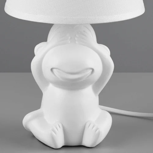 LAMPE DE TABLE EN CÉRAMIQUE BLANCHE E14 KIBO