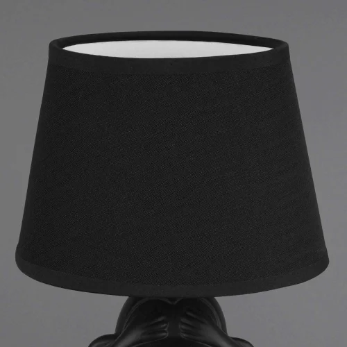 LAMPE DE TABLE EN CÉRAMIQUE NOIRE E14 KIBO