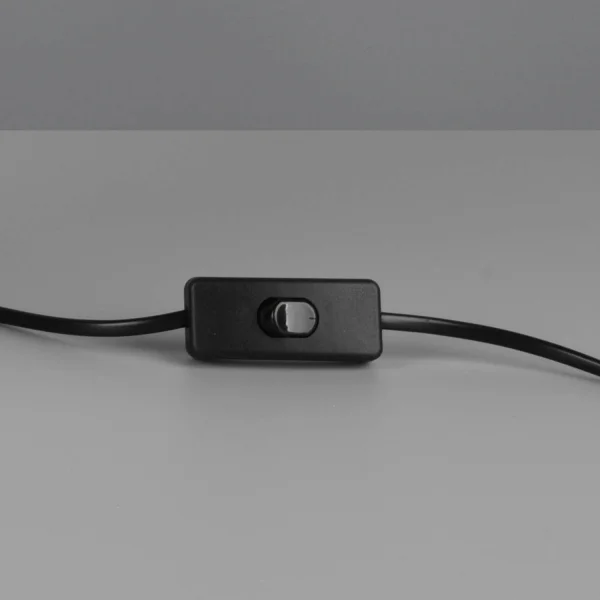 LAMPE DE TABLE EN CÉRAMIQUE NOIRE E14 KIBO