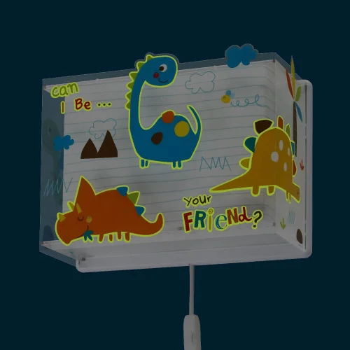 APPLIQUE MURALE DINOS