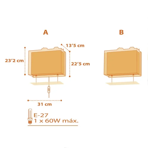 APPLIQUE MURALE DINOS