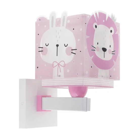 APPLIQUE MURALE BABY JUNGLE ROSE