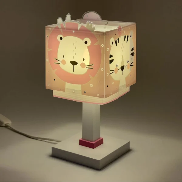 LAMPE DE TABLE BABY JUNGLE ROSE