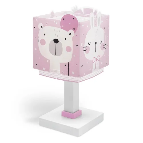 LAMPE DE TABLE BABY JUNGLE ROSE