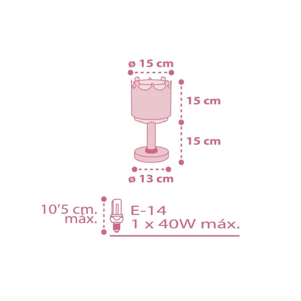 LAMPE DE TABLE LITTLE QUEEN