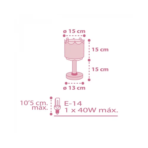 LAMPE DE TABLE LITTLE QUEEN