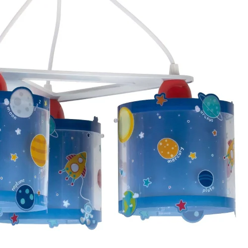 LAMPE À SUSPENSION 3 LUMIÈRES PLANETS