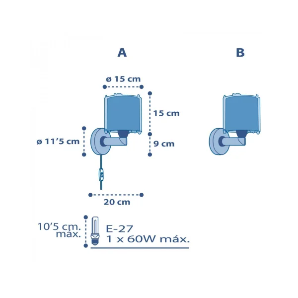 APPLIQUE MURALE PLANETS