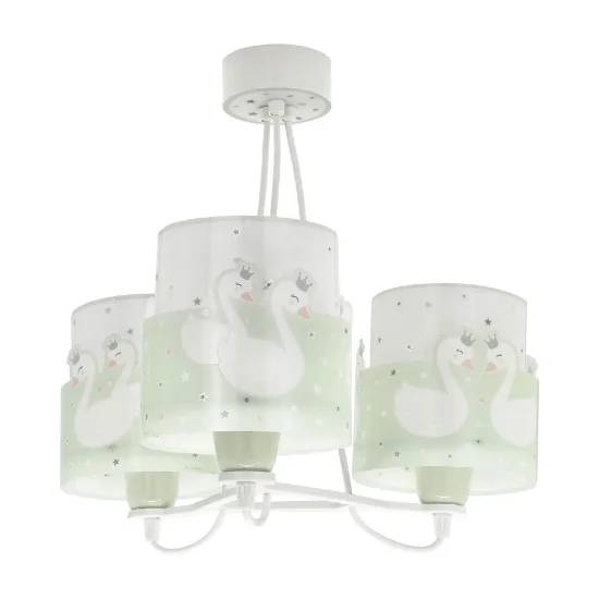 LAMPE À SUSPENSION 3 LUMIÈRES SWEET LOVE VERTE