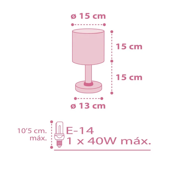 LAMPE DE TABLE COLORS