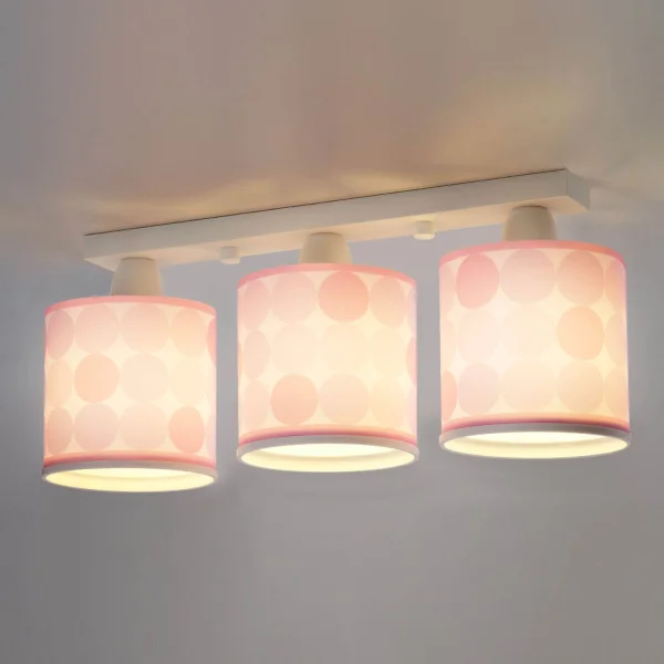 PLAFONNIER 3 LUMIÈRES COLORS