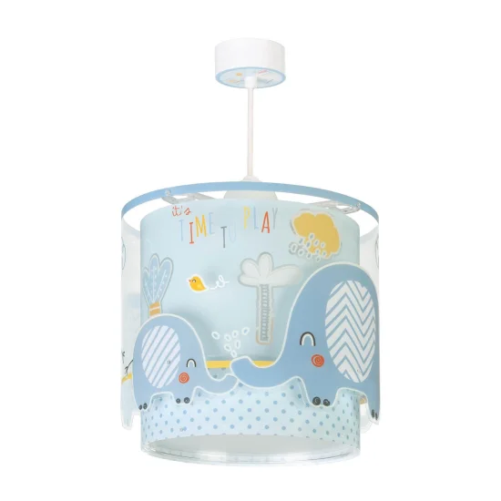 SUSPENSION LITTLE ELEPHANT BLEU 2