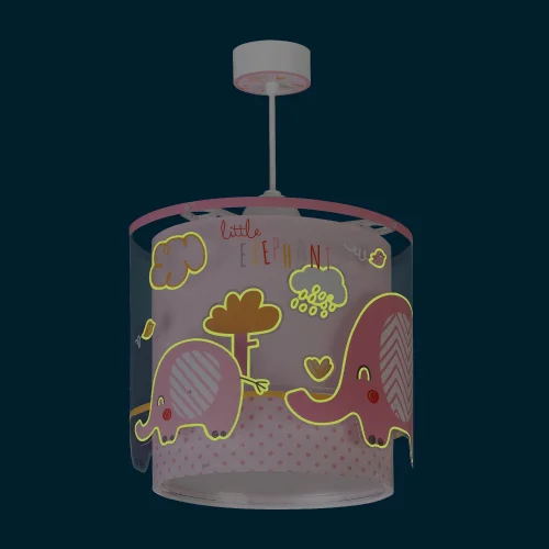 SUSPENSION LITTLE ELEPHANT ROSE SUSPENSION LITTLE ELEPHANT ROSE