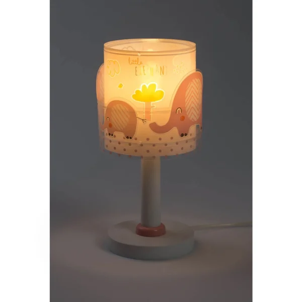 LAMPE DE TABLE LITTLE ELEPHANT ROSE