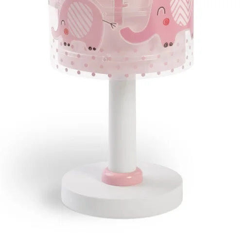 LAMPE DE TABLE LITTLE ELEPHANT ROSE