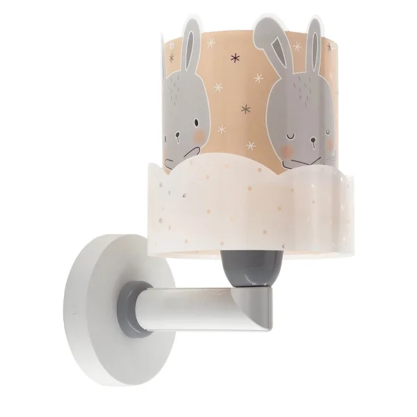 APPLIQUE MURALE BABY BUNNY ROSE APPLIQUE MURALE BABY BUNNY ROSE