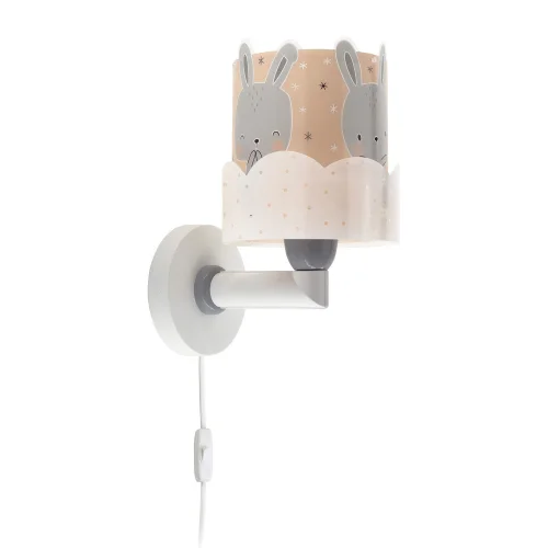 APPLIQUE MURALE BABY BUNNY ROSE APPLIQUE MURALE BABY BUNNY ROSE