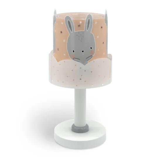 LAMPE DE TABLE BABY BUNNY ROSE