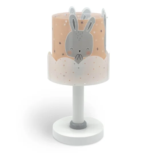 LAMPE DE TABLE BABY BUNNY ROSE 2