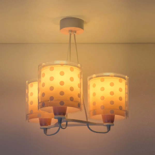 LAMPE À SUSPENSION 3 LUMIÈRES CORAL DOTS
