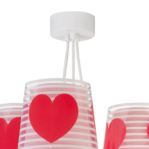 SUSPENSION 3 LUMIÈRES LIGHT FEELING ROSE