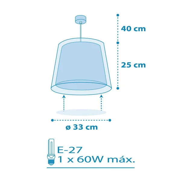 SUSPENSION LIGHT FEELING BLEU SUSPENSION LIGHT FEELING BLEU