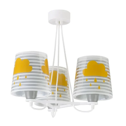 SUSPENSION 3 LUMIÈRES LIGHT FEELING GRIS