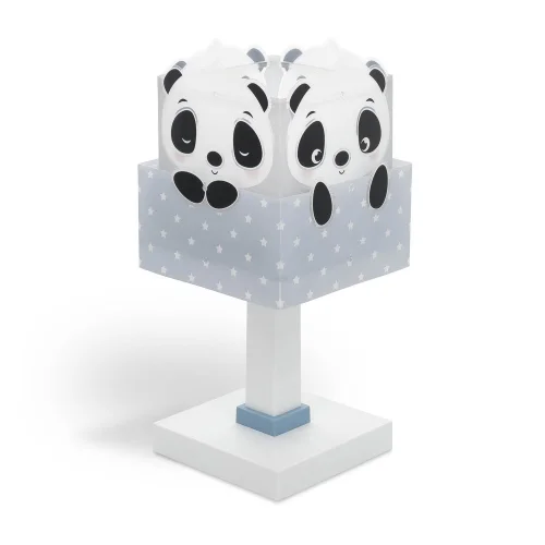 LAMPE DE TABLE PANDA BLEU