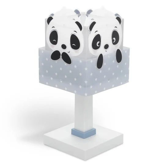 LAMPE DE TABLE PANDA BLEU 2