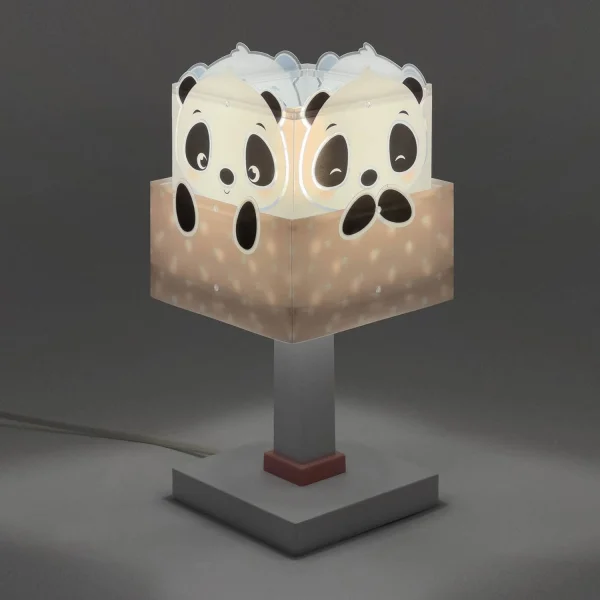 LAMPE DE TABLE PANDA ROSE