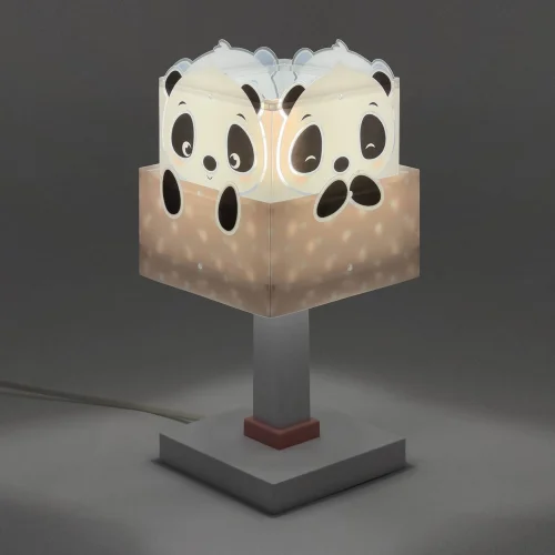 LAMPE DE TABLE PANDA ROSE