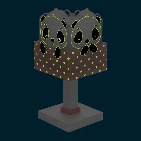 LAMPE DE TABLE PANDA ROSE