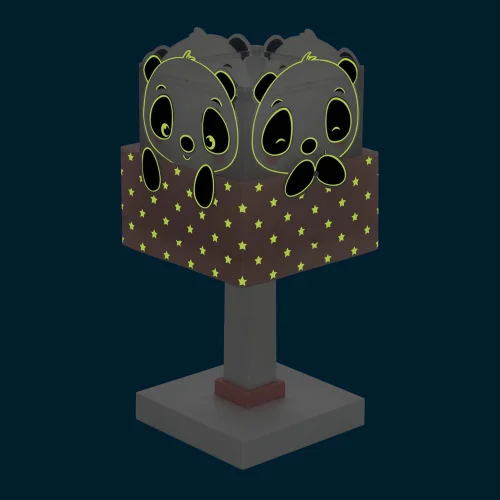LAMPE DE TABLE PANDA ROSE