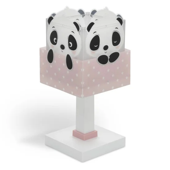 LAMPE DE TABLE PANDA ROSE 2