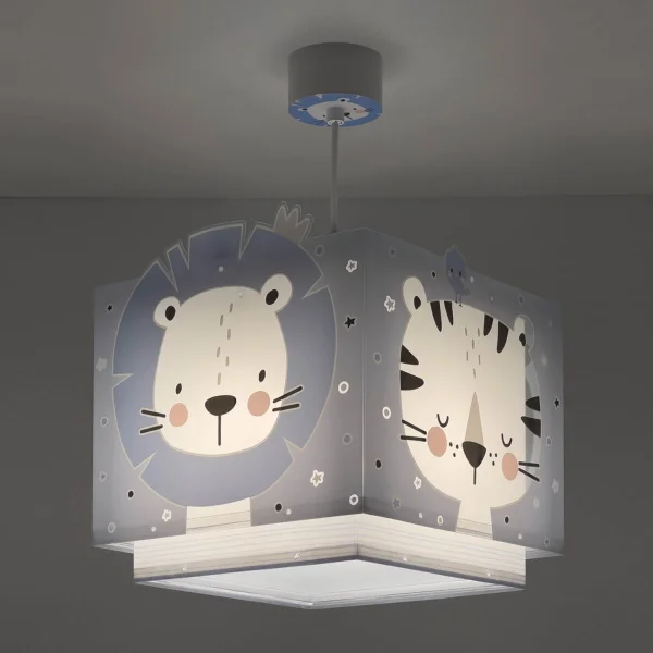 SUSPENSION BABY JUNGLE BLEU