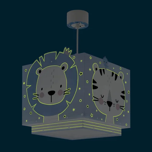 SUSPENSION BABY JUNGLE BLEU