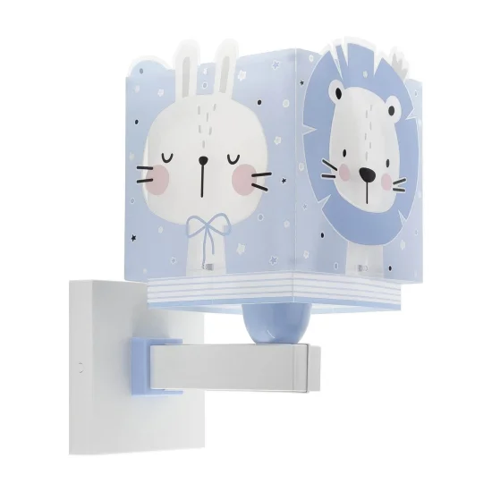 APPLIQUE MURALE BABY JUNGLE BLEU