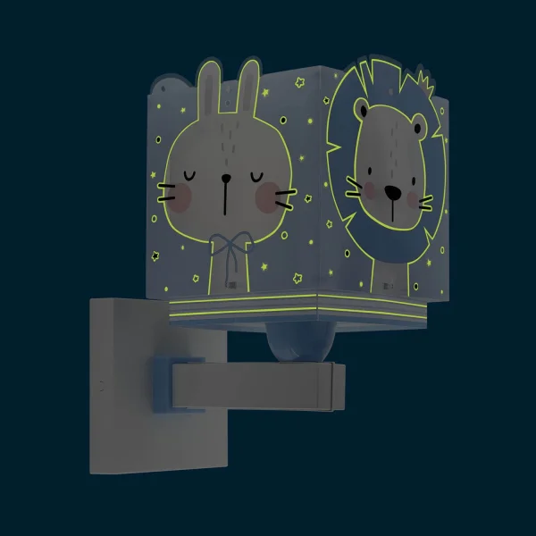 APPLIQUE MURALE BABY JUNGLE BLEU APPLIQUE MURALE BABY JUNGLE BLEU