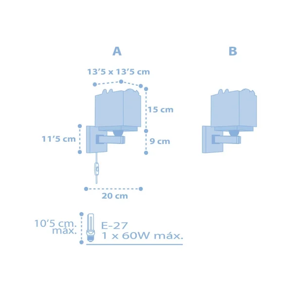APPLIQUE MURALE BABY JUNGLE BLEU APPLIQUE MURALE BABY JUNGLE BLEU
