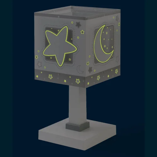 LAMPE DE TABLE LUNA GRIS