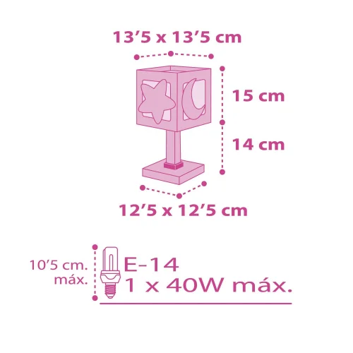 LAMPE DE TABLE LUNA ROSE LAMPE DE TABLE LUNA ROSE