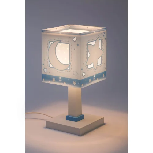 LAMPE DE TABLE LUNA BLEU