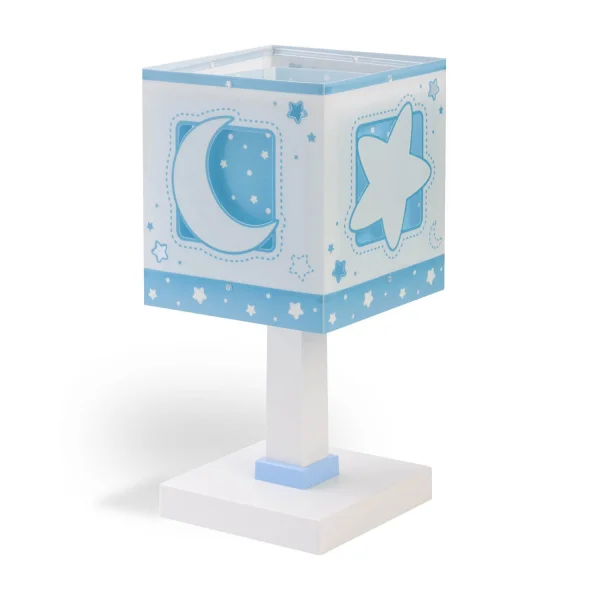 LAMPE DE TABLE LUNA BLEU