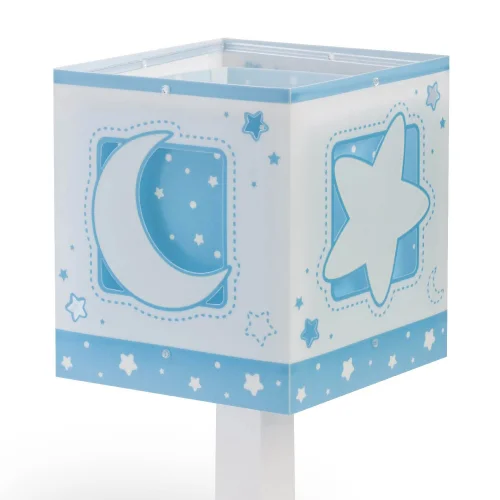 LAMPE DE TABLE LUNA BLEU